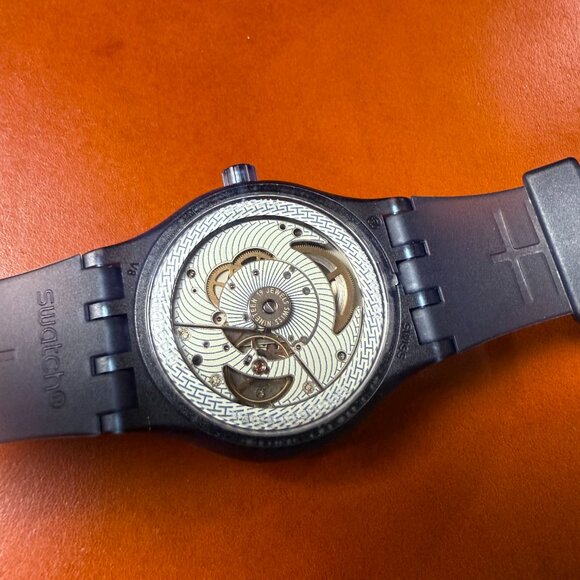 Swatch x Hodinkee Sistem51 Blue Stoplight Neon Remix SO30Z402 - Picture 3 of 16